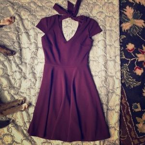 Beautiful deep mauve B darlin mini dress